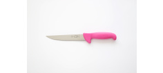 Vykrvovací nůž 18 cm - růžový