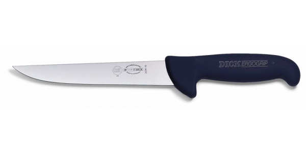 Vykrvovací nůž, černý v délce 15 cm